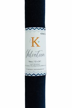 Velveteen 12in x 24in Navy KDKB1252