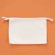 Zipper Pouch Blank Canvas Cream Large KDKB270