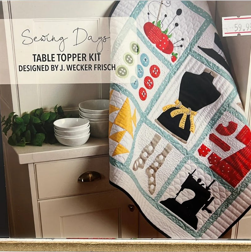 Sewing Days Table Topper Kit September