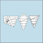 Kaleidoscope 4 inch Ruler Set
