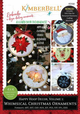 Happy Hoop Decor CD's Christmas Ornaments Vol 1