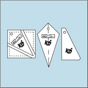 Kite In A Square Ruler Set 3 x 3