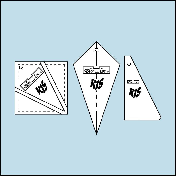 Kite In A Square Ruler Set 4 x 4 – The Quiltery