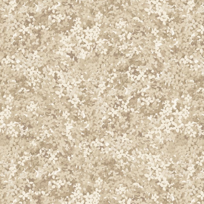 FQ Lavender & Lace Packed Flowers Beige