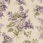 FQ Lavender & Lace Tossed Floral Beige