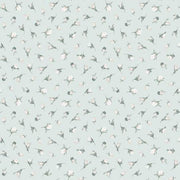 La Fleur Flannel Buds Blue