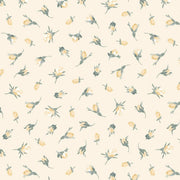 La Fleur Flannel Buds Yellow
