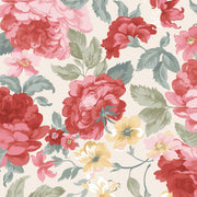 La Fleur Flannel Focal Floral Cream Multi