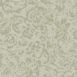 La Fleur Flannel Tonal Floral Green