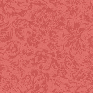 La Fleur Flannel Tonal Floral Red