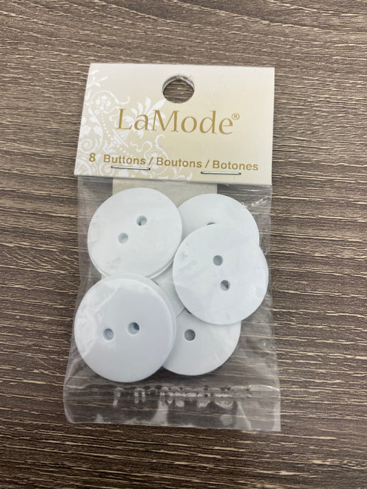 La Mode Crafting with Buttons White