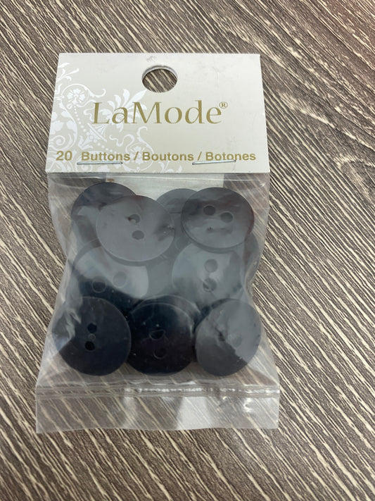 La Mode Crafting with Buttons Black