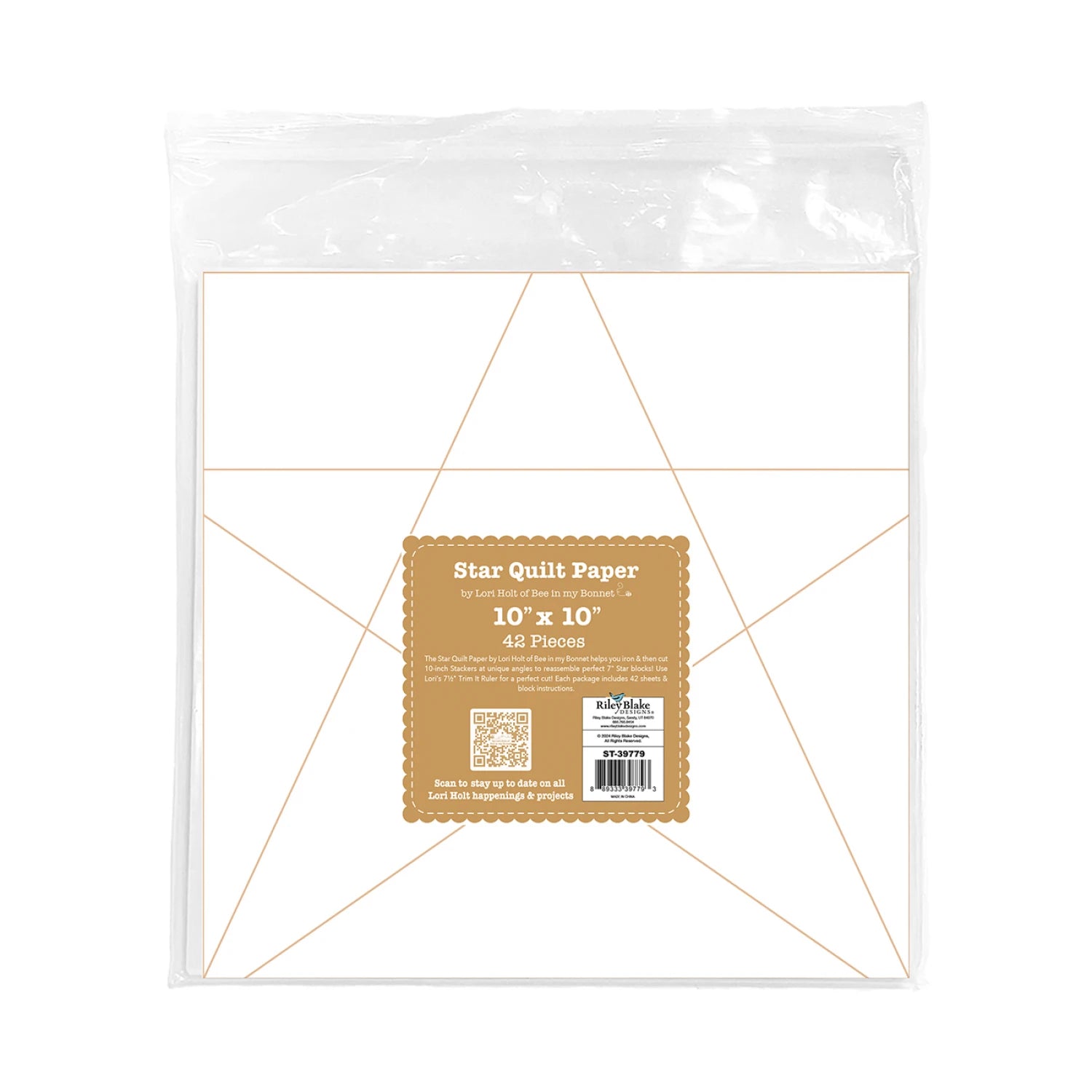 Lori Holt 10" Star Quilt Paper