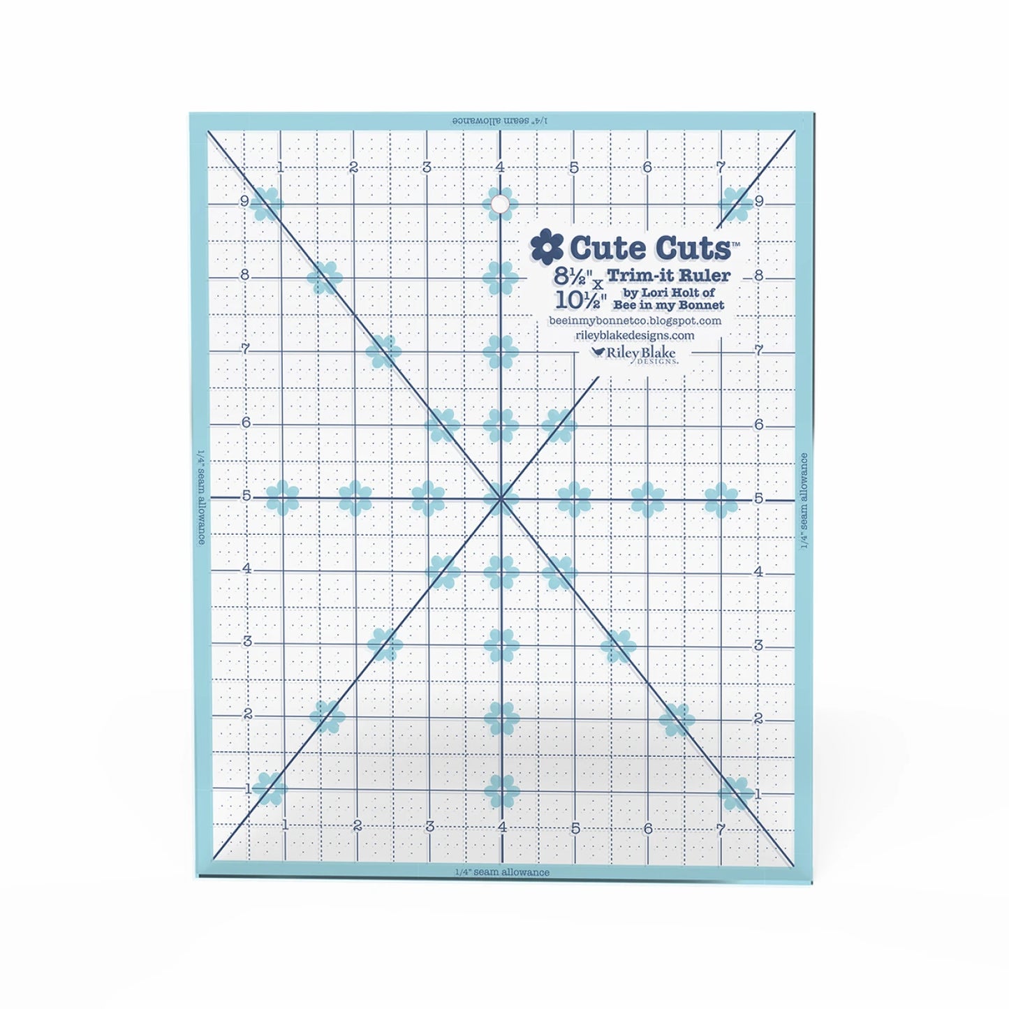 Lori Holt Cute Cuts Trim-it Ruler (8-1/2in x 10-1/2in)