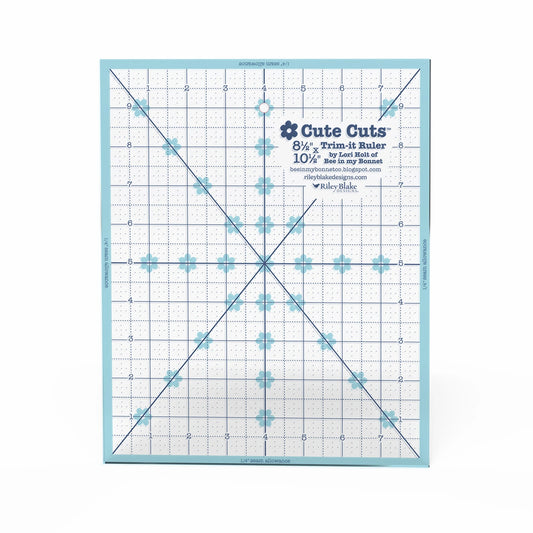 Lori Holt Cute Cuts Trim-it Ruler (8-1/2in x 10-1/2in)