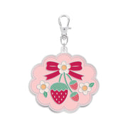 Lori Holt Enamel Happy Charm Strawberry Crush