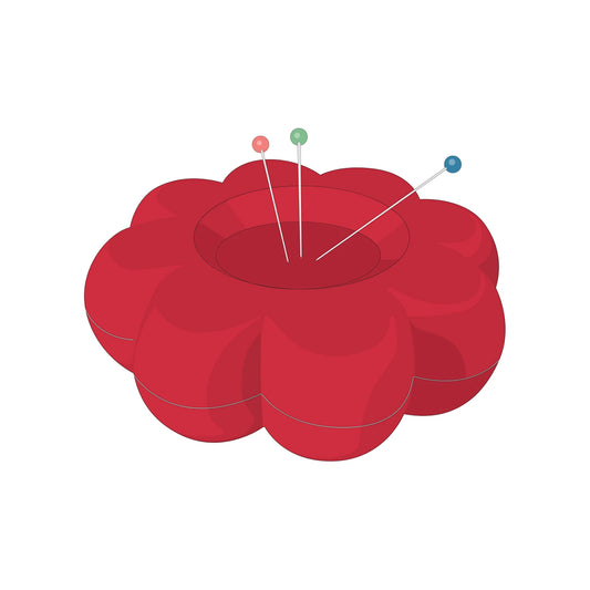 Flower Power Magnetic Pin Holder Riley Red