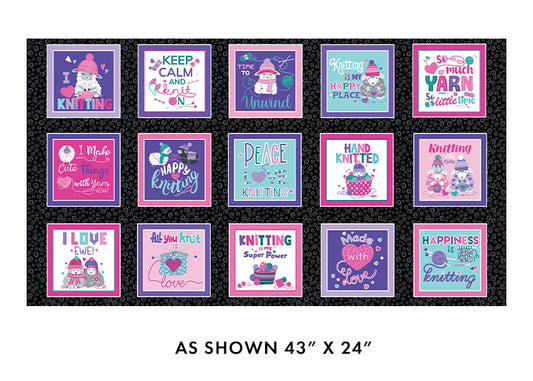 Love Ewe More Boxes Black Panel