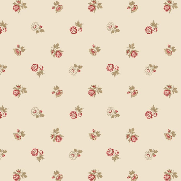 Love Letters Tossed Floral Cream