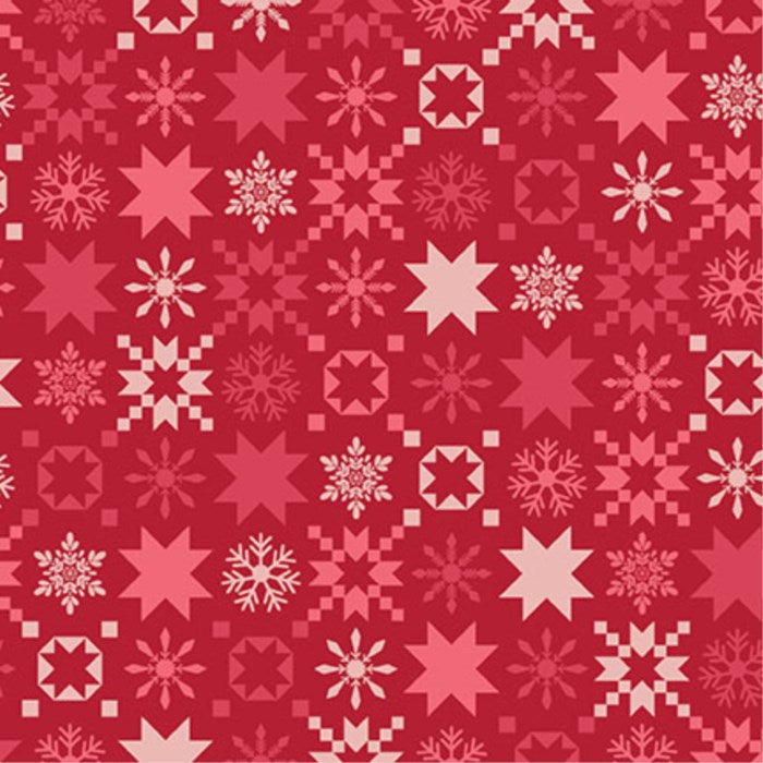 A Quilty Little Christmas Snowflake - MAS10577-R