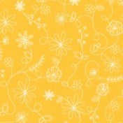 Swirl Floral Yellow - MAS8261-S FQ