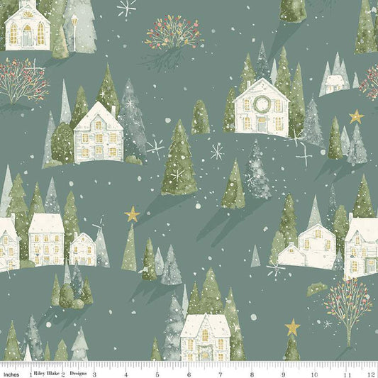 Magical Winterland Home Sweet Home Green