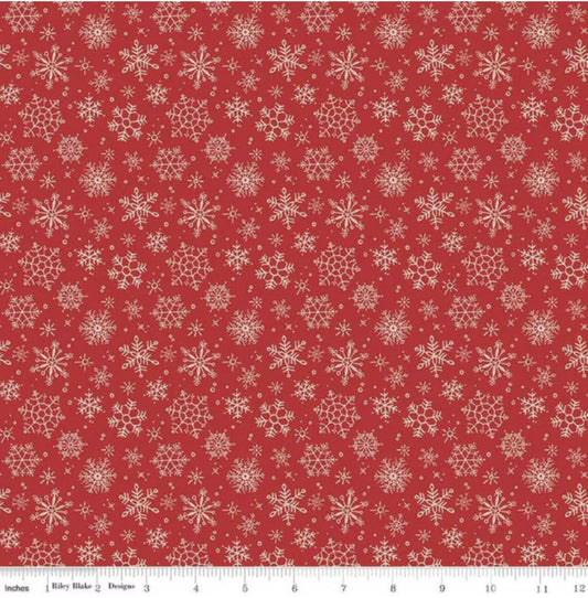 Magical Winterland Snowflake Red