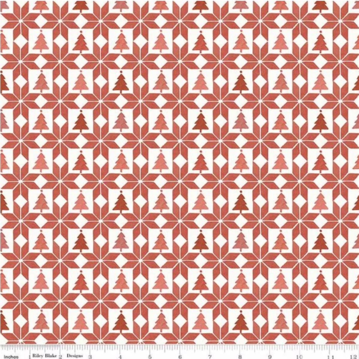 Magical Winterland Patchwork Red