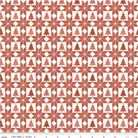 Magical Winterland Patchwork Red