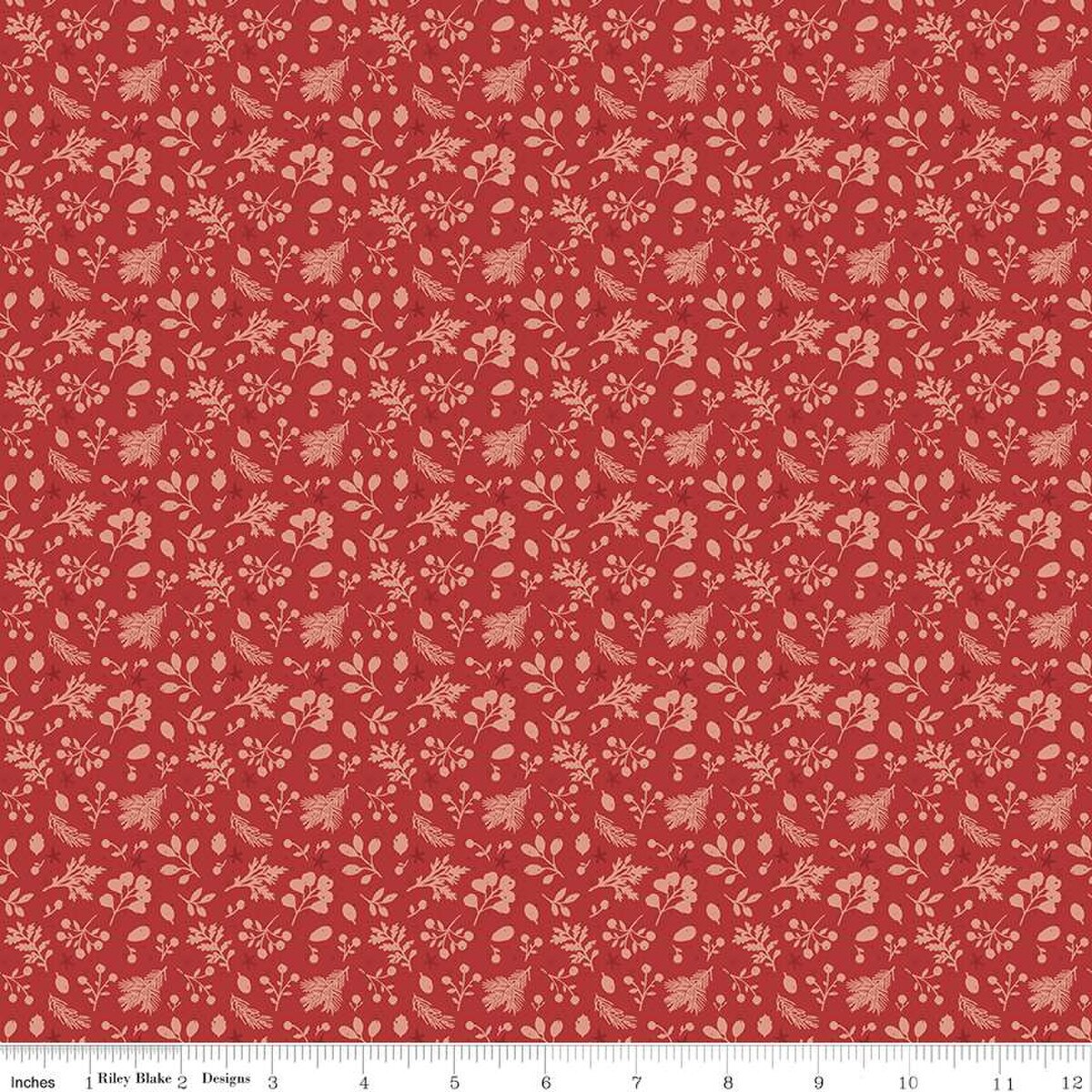 Magical Winterland Tonal Red