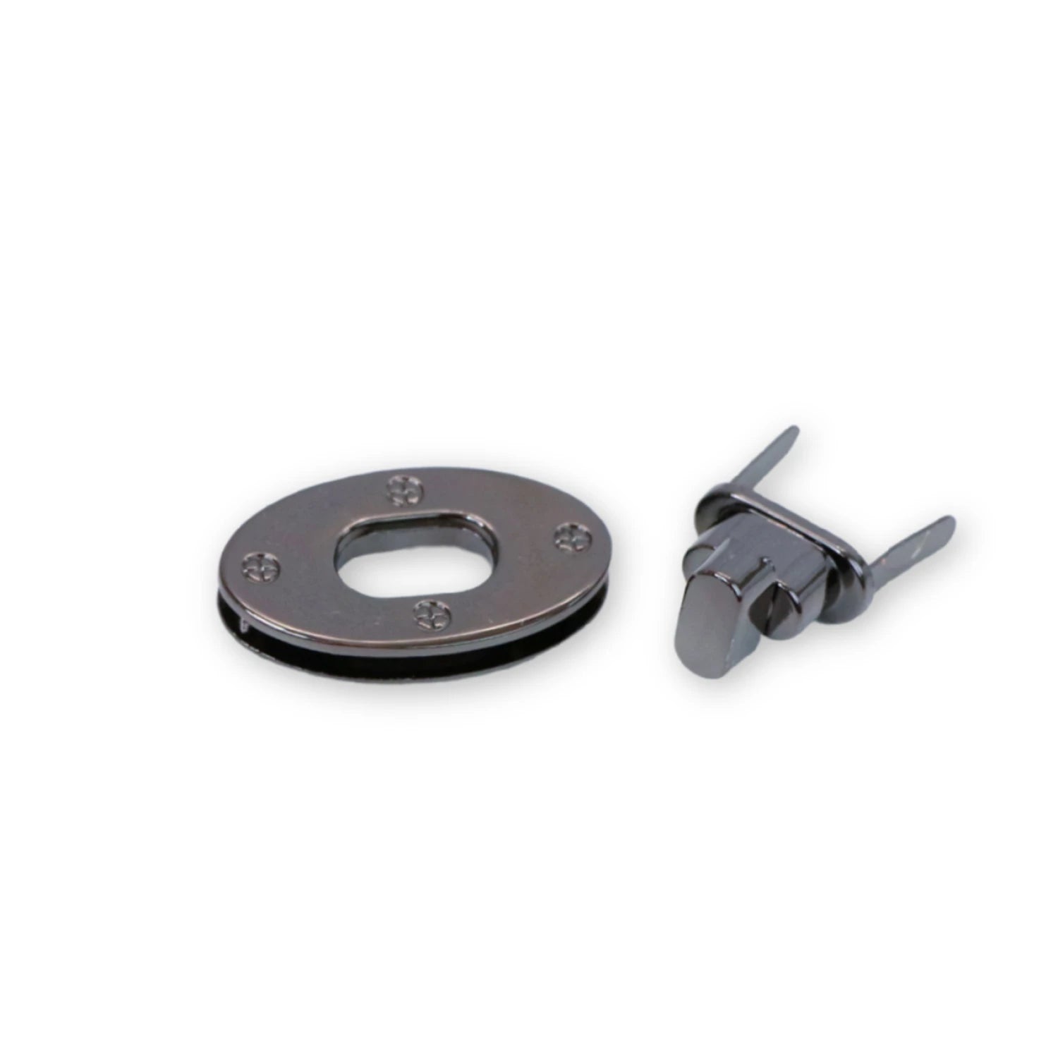 Medium Classic Turn Lock Gunmetal