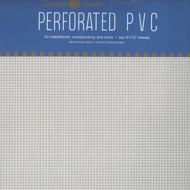 Mill Hill Perforated PVC White