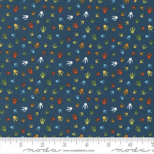 Stomp Stomp Roar Footprint  Teal