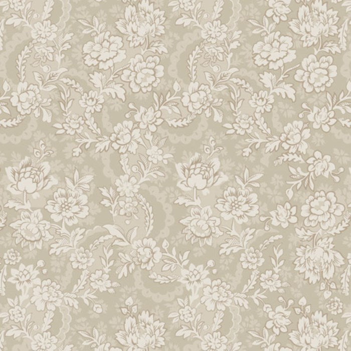 Moonwashed Swirly Flowers Beige