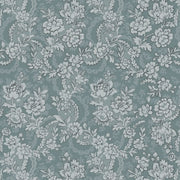 Moonwashed Swirly Flowers Blue