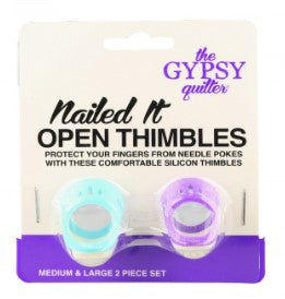 Gypsy Quilter Nailed It Open Thimbles - TGQ122
