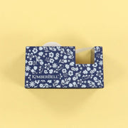 Navy Floral Tape Dispenser