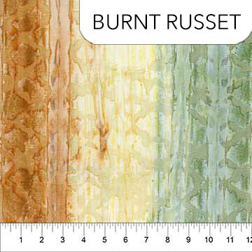 Brush Strokes Burnt Russet
