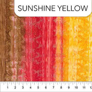 Brush Strokes Sunshine Yellow