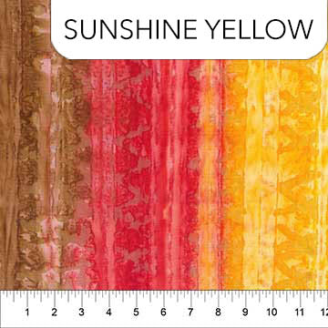 Brush Strokes Sunshine Yellow