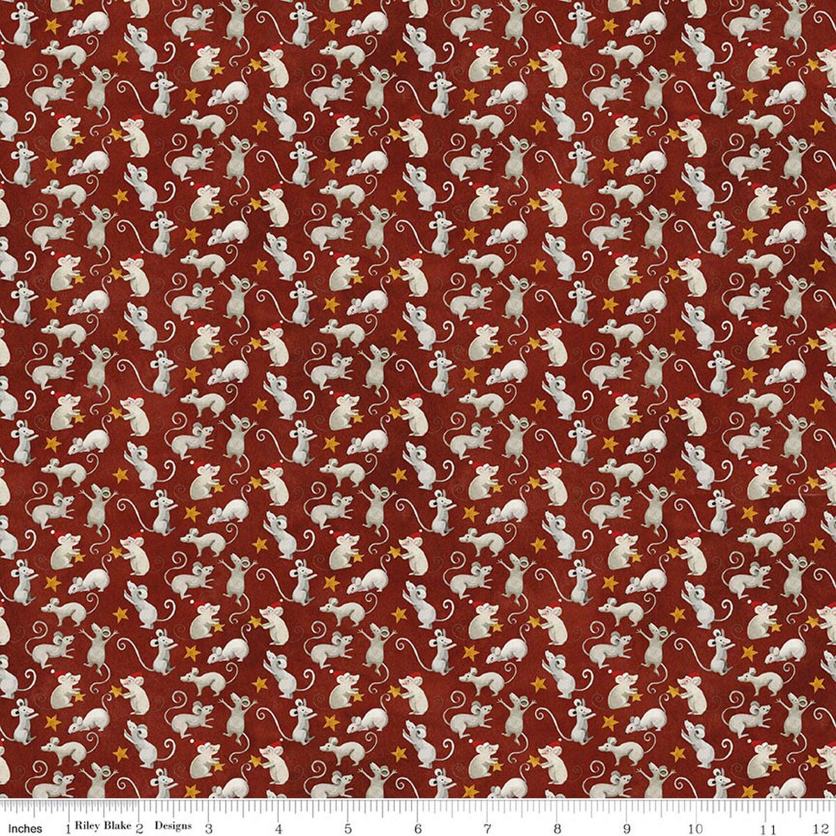 Northern Christmas Mice Red