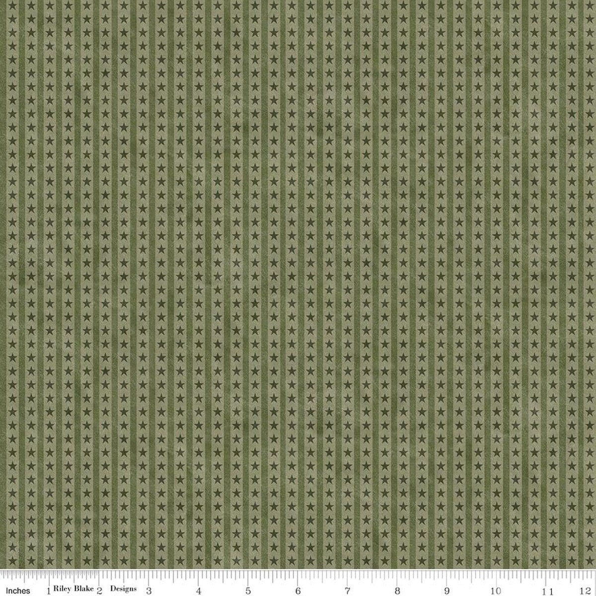 Northern Christmas Star Stripes Green