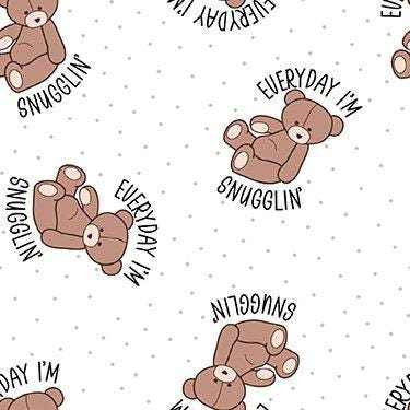 Nursery Flannel Everyday I'm Snuggling