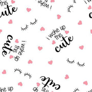 Nursery Flannel I Woke Up This Cute