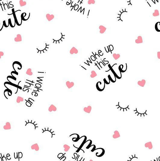 Nursery Flannel I Woke Up This Cute