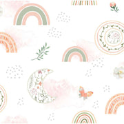 Nursery Flannel Moon Beam Rainbow Baby