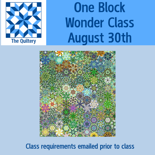 One Block Wonder Quilt Class