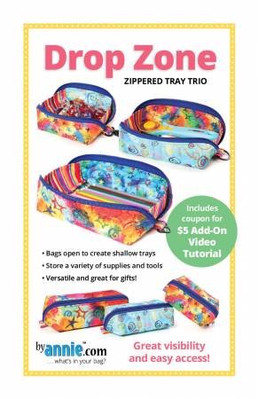 Drop Zone Zippered Tray Trio - PBA307