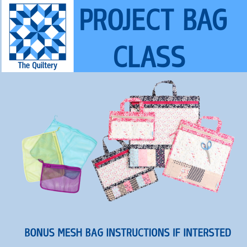 TCBQ Class - Project Bag  and Mesh Bags (June 8)