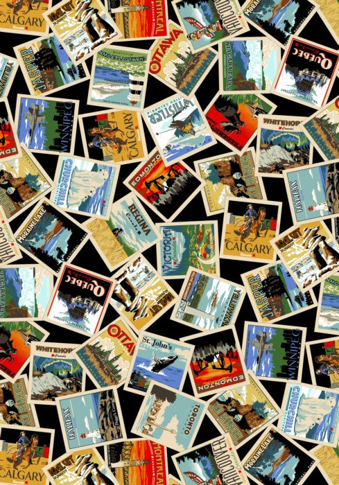 Proudly Canadian - Post Card Tossed Vintage